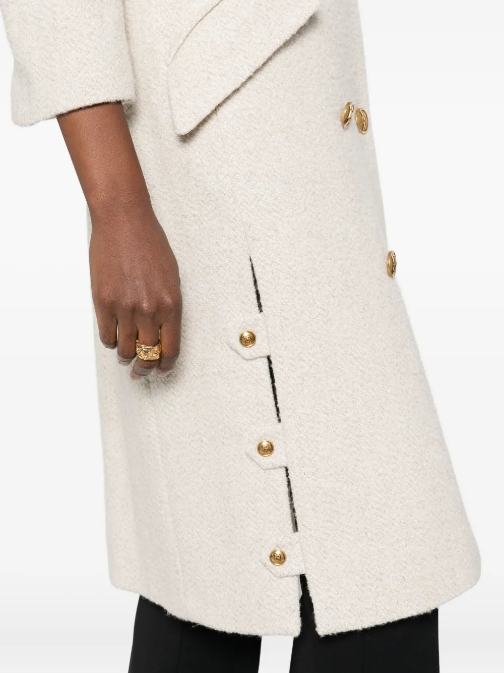 Klasický kabát typu caban