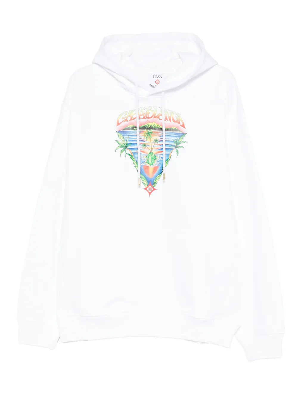 Hoodie with Triangle Print