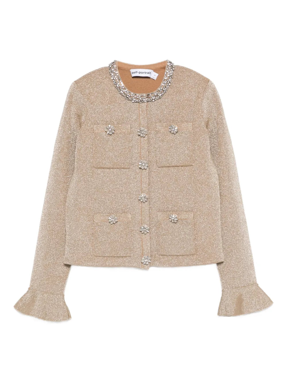 Bunda s krištáľovou výzdobou