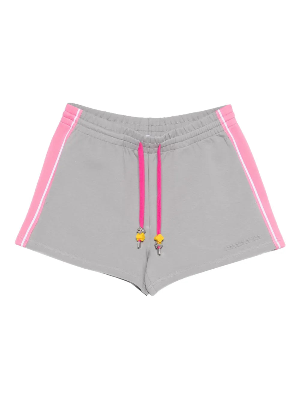 Striped shorts with drawstring