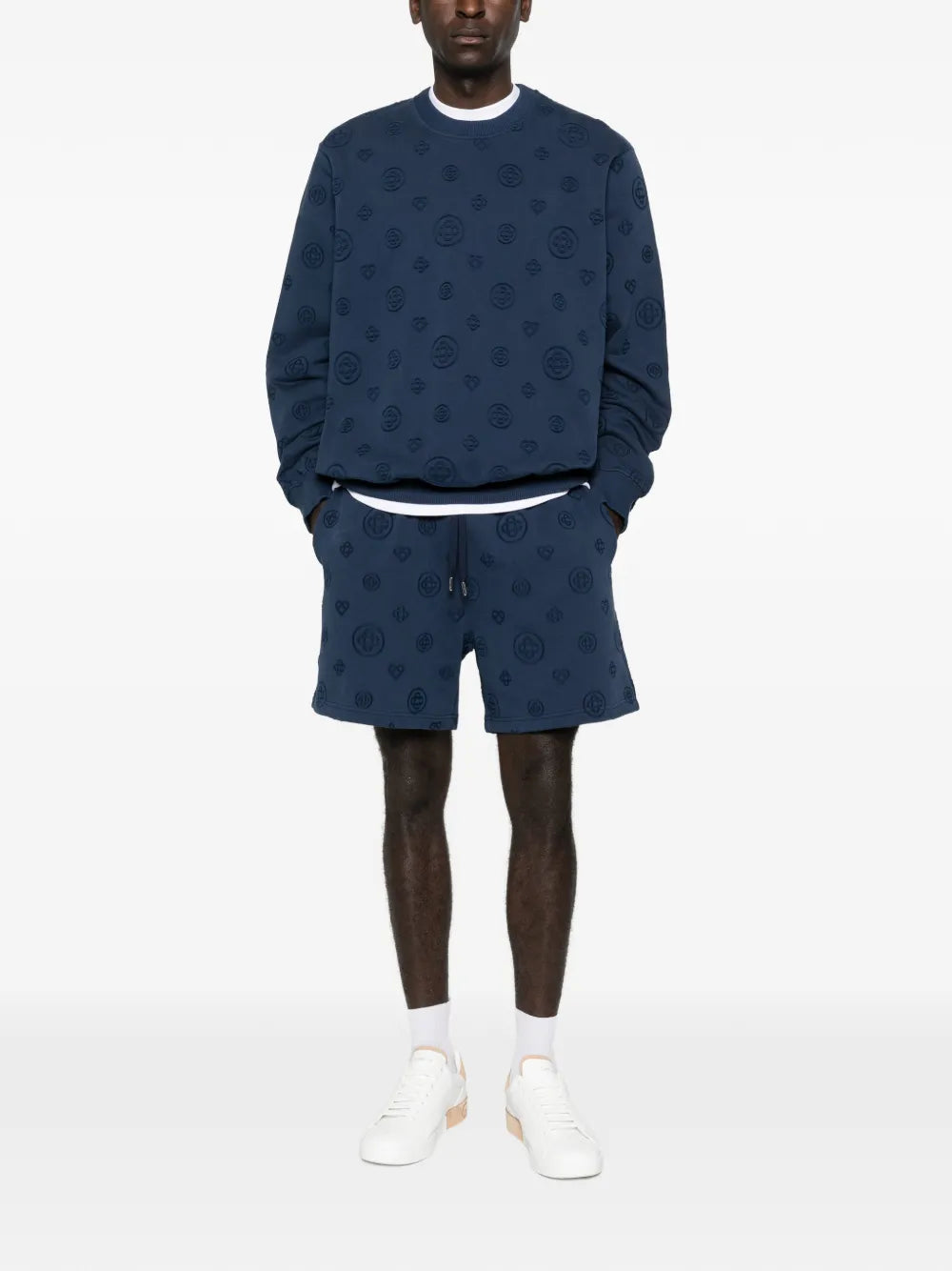 Shorts with Monogram Applique