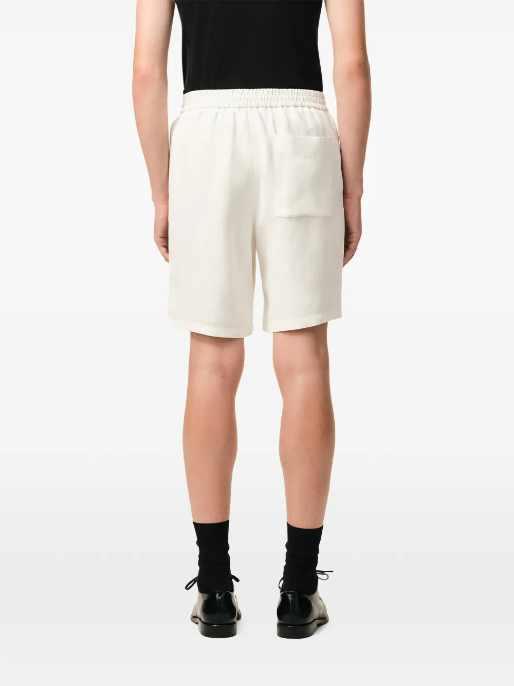 Elasticated Waist Shorts with Embossed Ami de Coeur