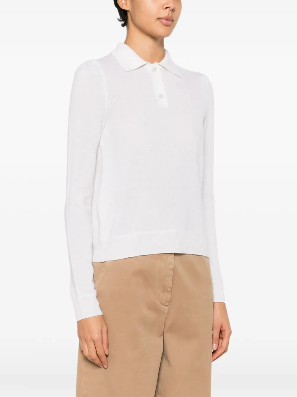 Polo shirt with button closure