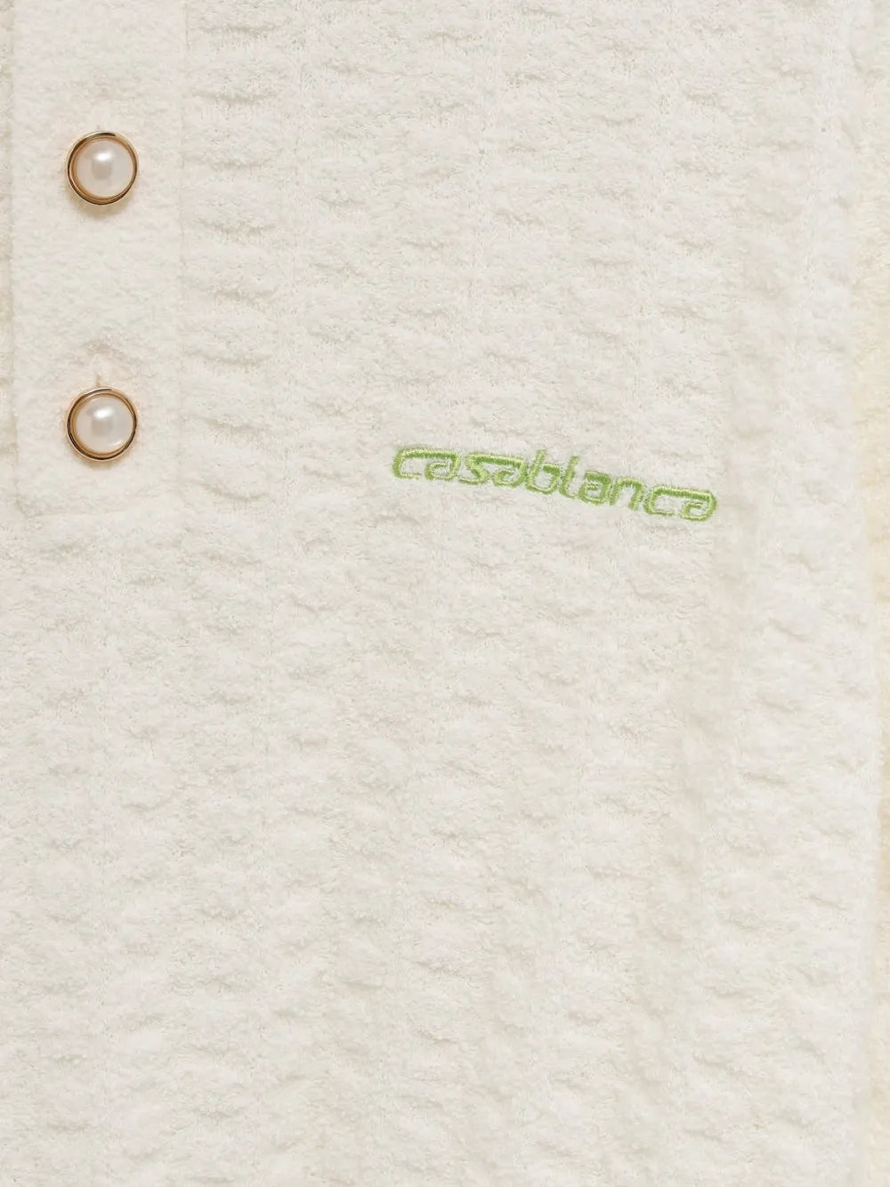 Textured polo shirt