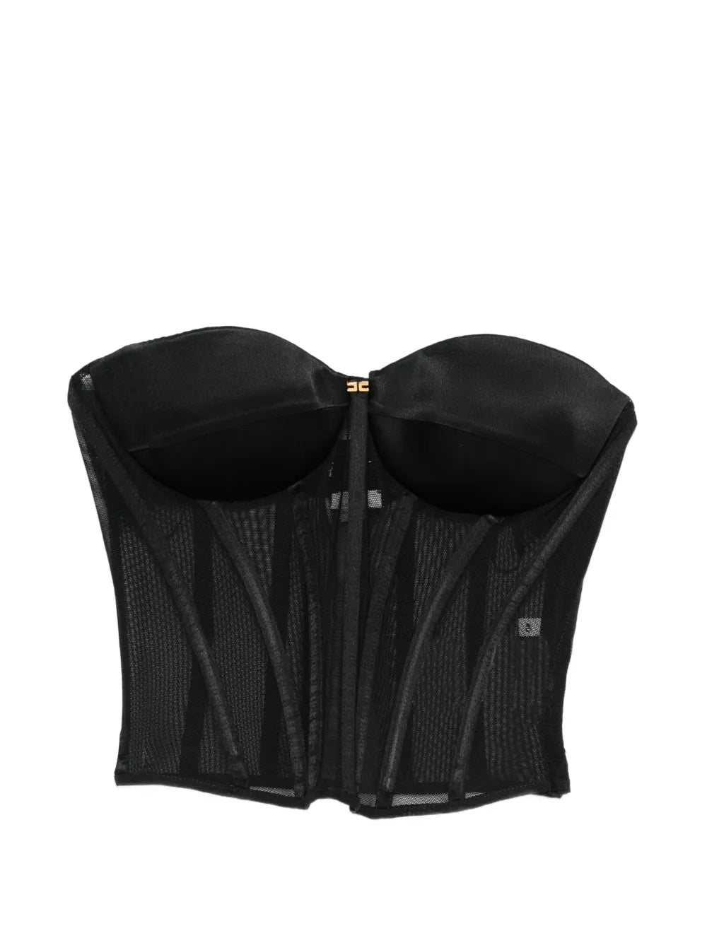 Mesh corset top