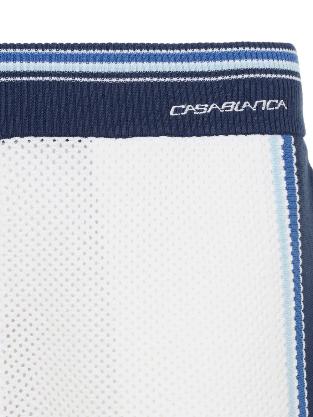 Mesh-look shorts
