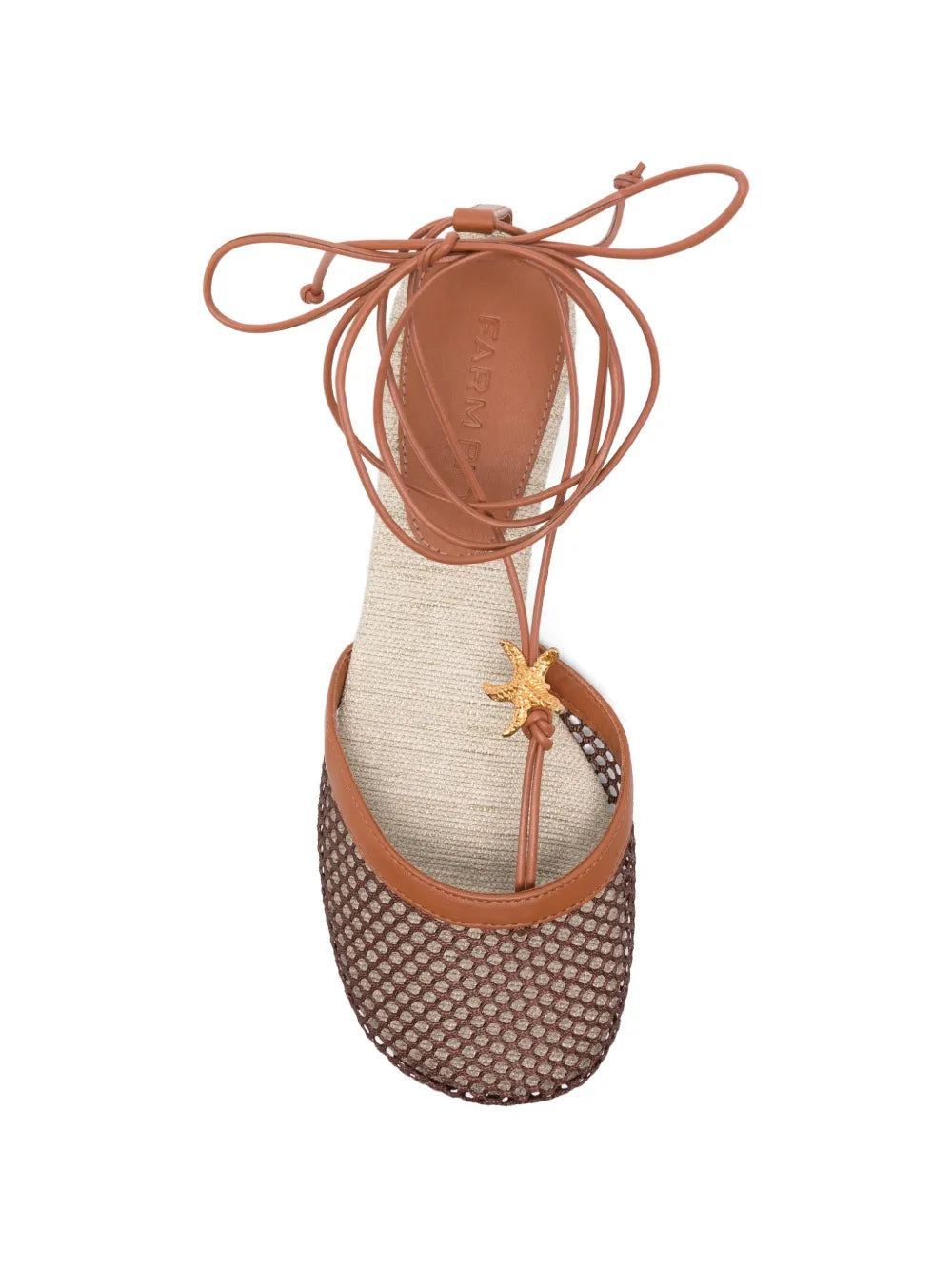 Starfish sandals with lacing