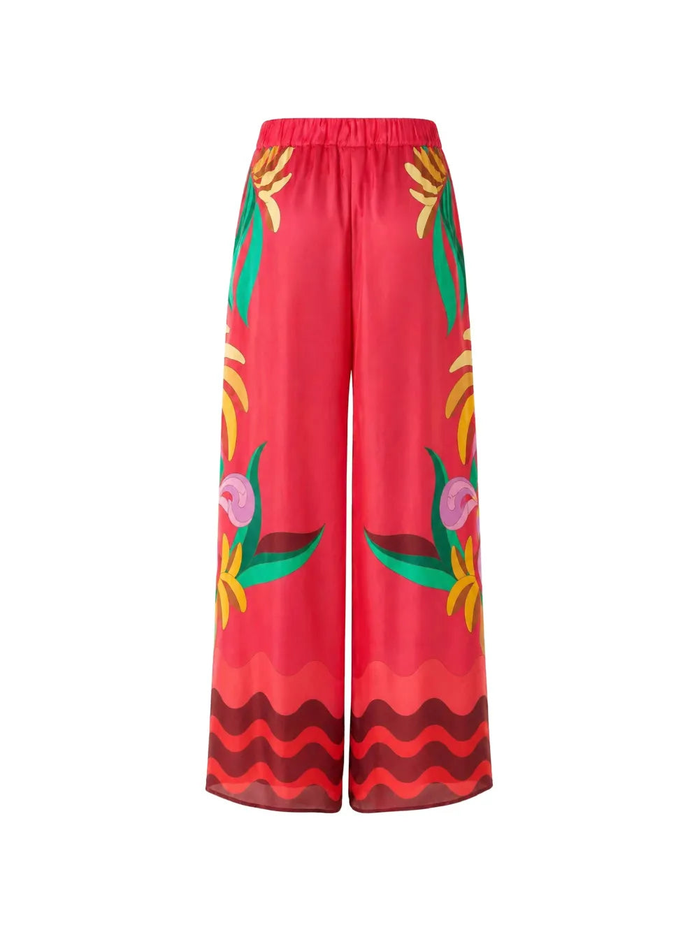 Palazzohose mit grafischem Print