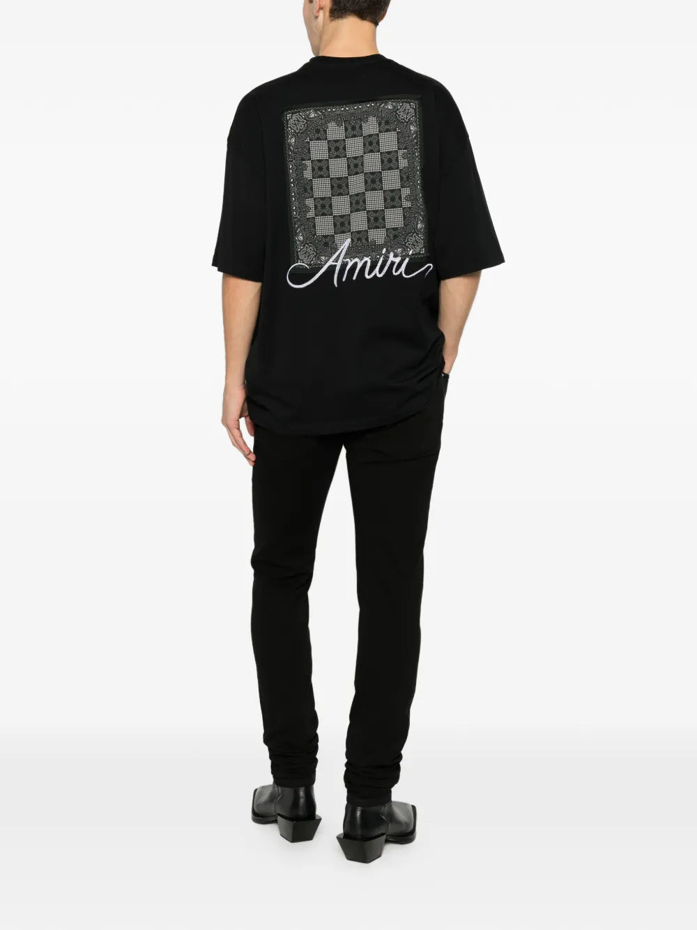 Herren T-Shirt mit Bandana Print