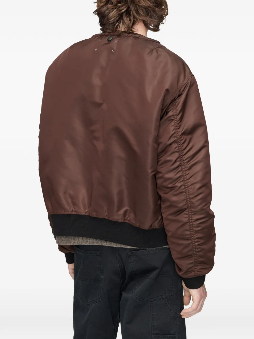 Wendbare Bomberjacke mit Ziernaht