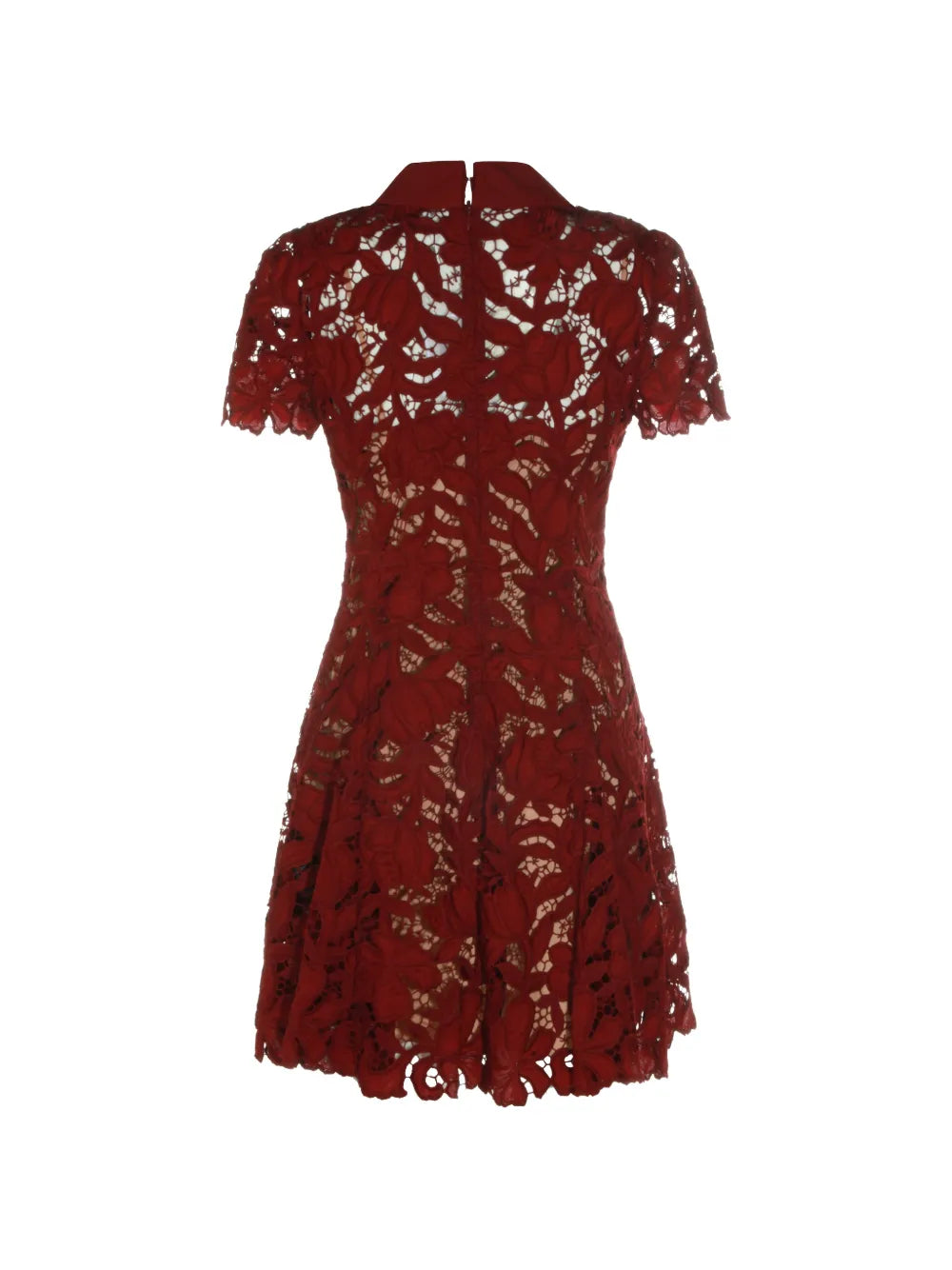 mini dress with floral lace