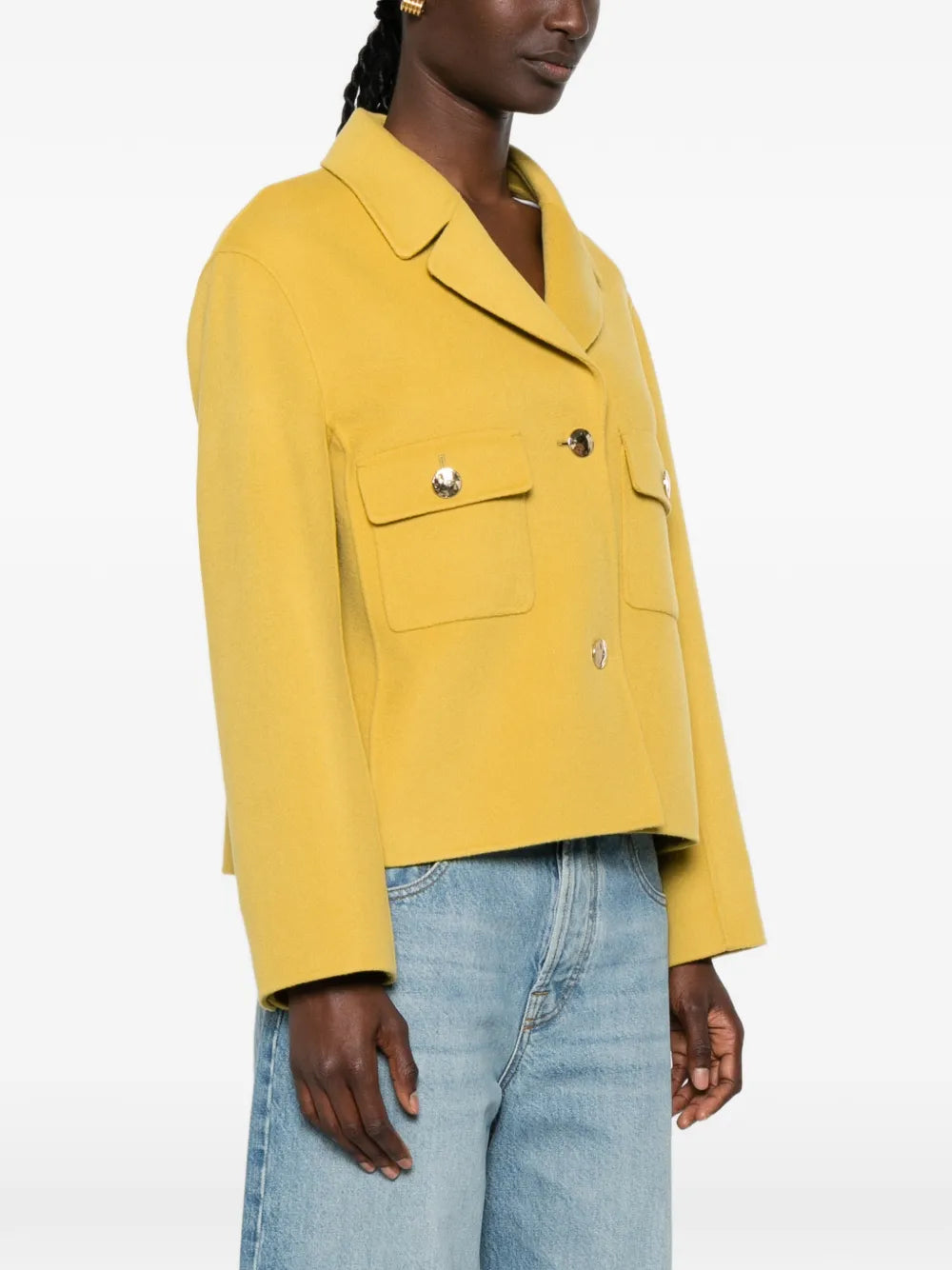 Jacke mit Knopfleiste und Brusttaschen