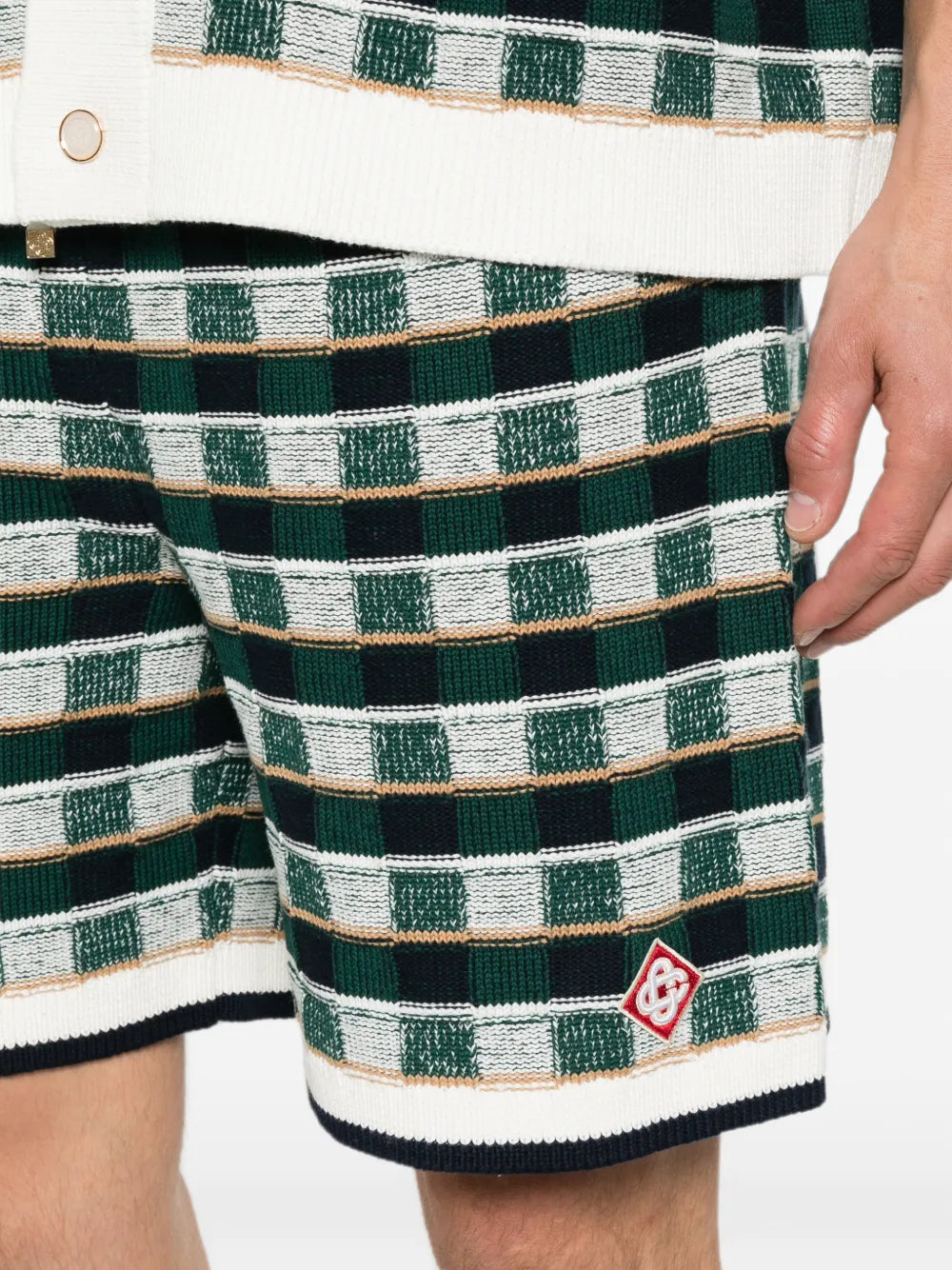 Shorts mit Karomuster