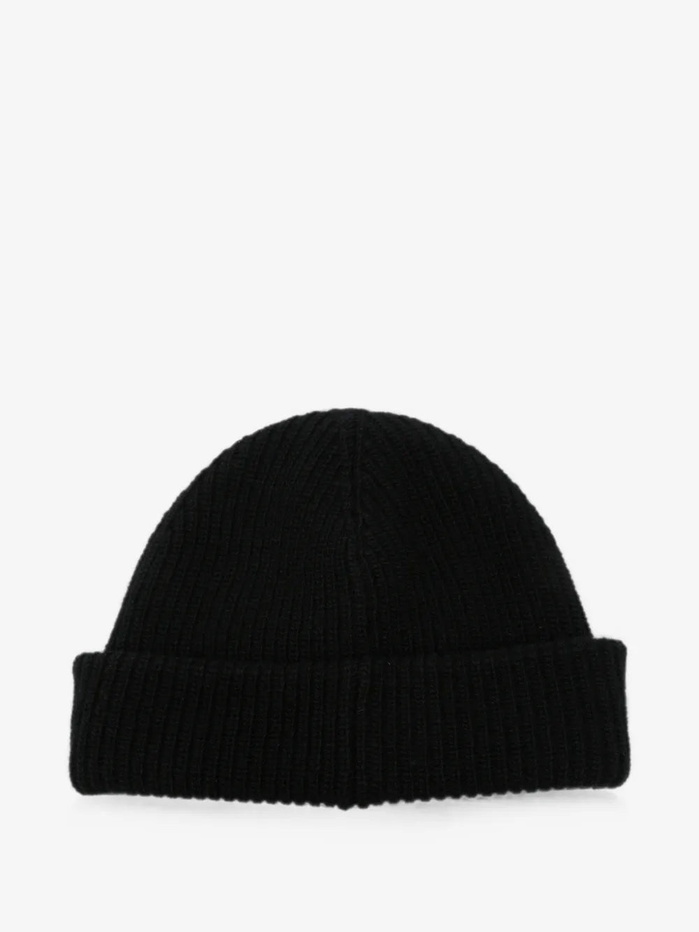 Herren Woll-Beanie mit Logo-Patch