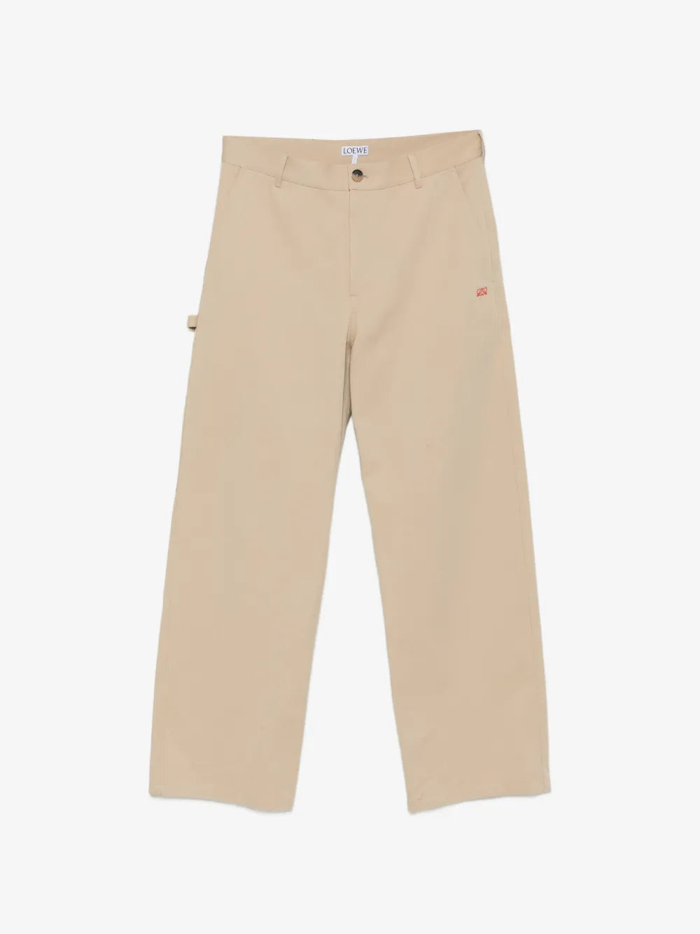 Herren Twillhose mit Logo-Stickerei