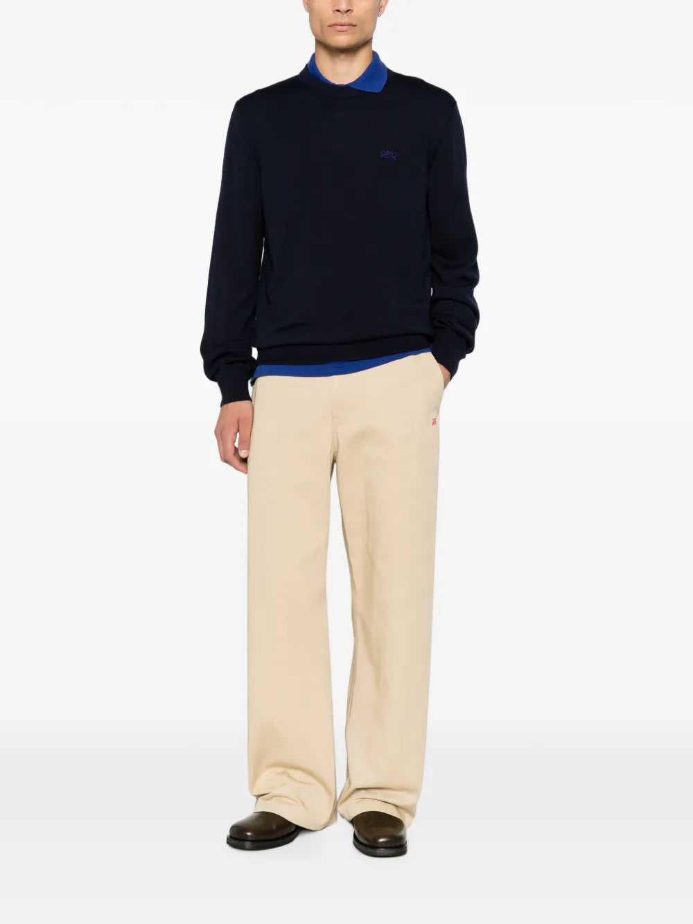 Pullover mit Anagram-Stickerei