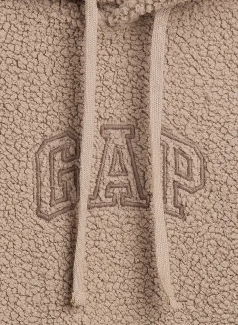 Herren Sherpa-Hoodie mit Logo