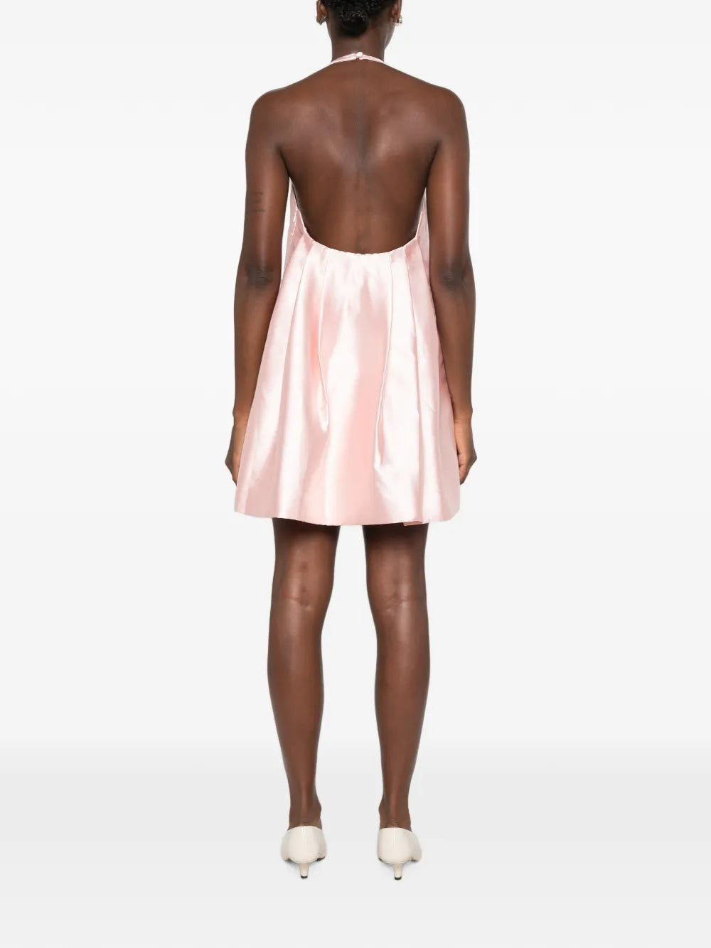 Neckholder-Minikleid mit offenem Rücken