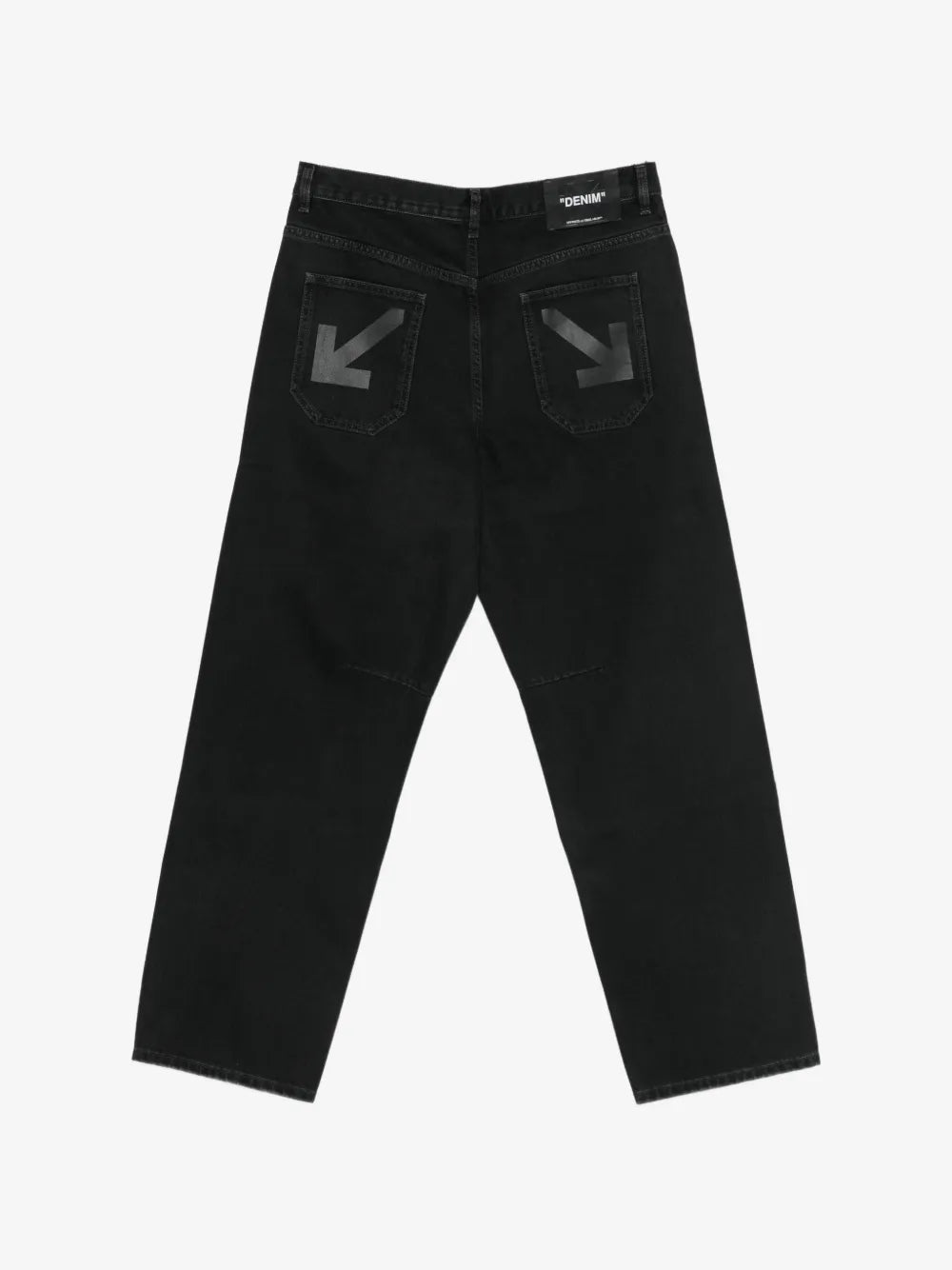 Jeans mit Arrows-Print und geradem Bein