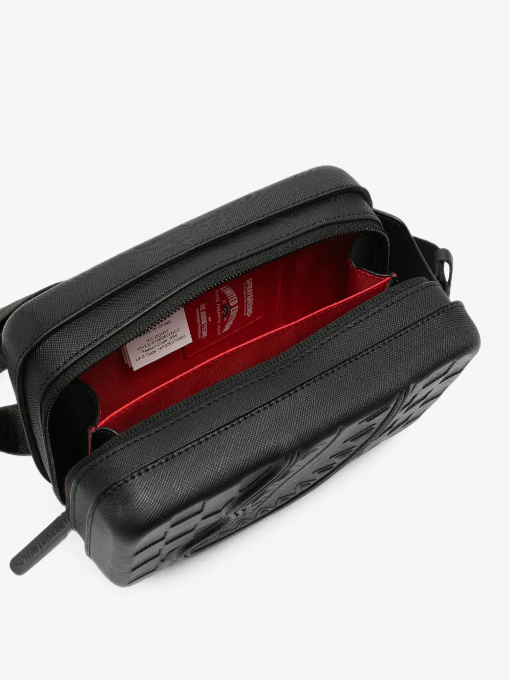 Shark Mouth Schultertasche mit Prägung