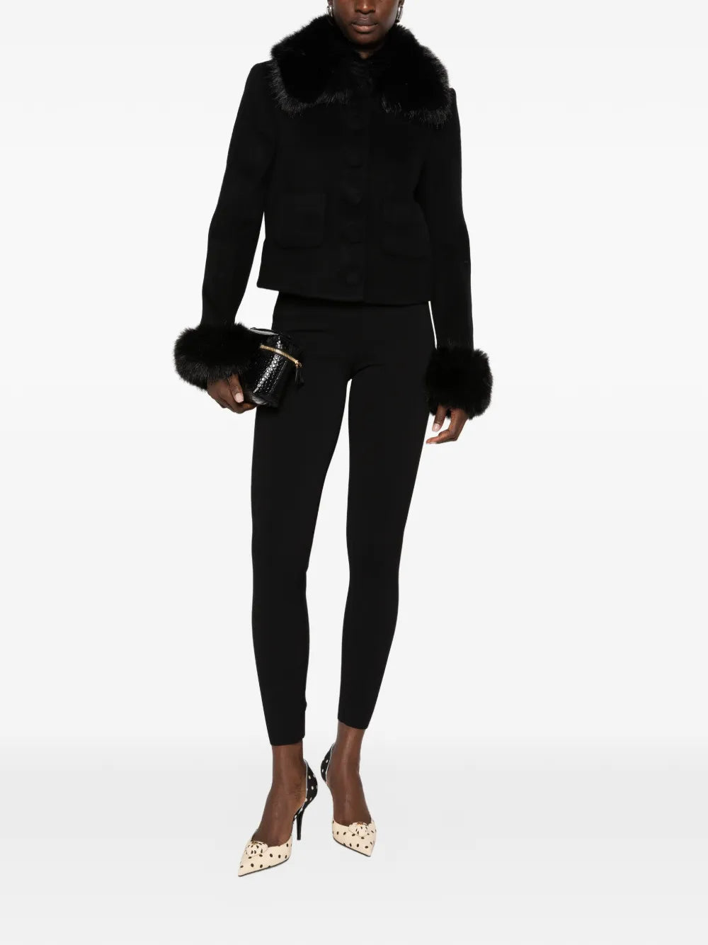 Skinny-Hose mit Gürtel