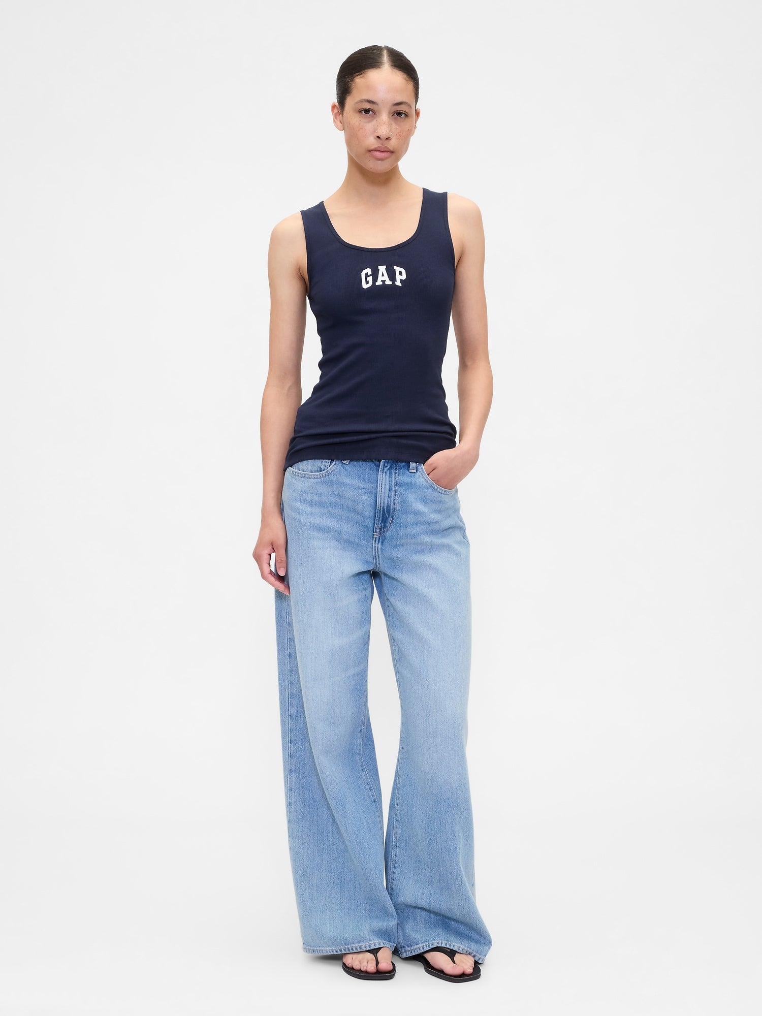 Tank top with logo