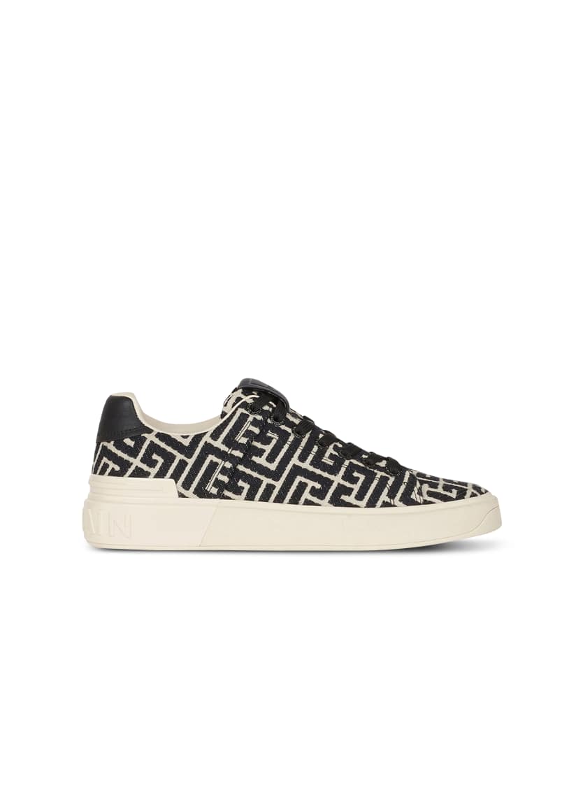 B-Court Monogram Jacquard Sneakers
