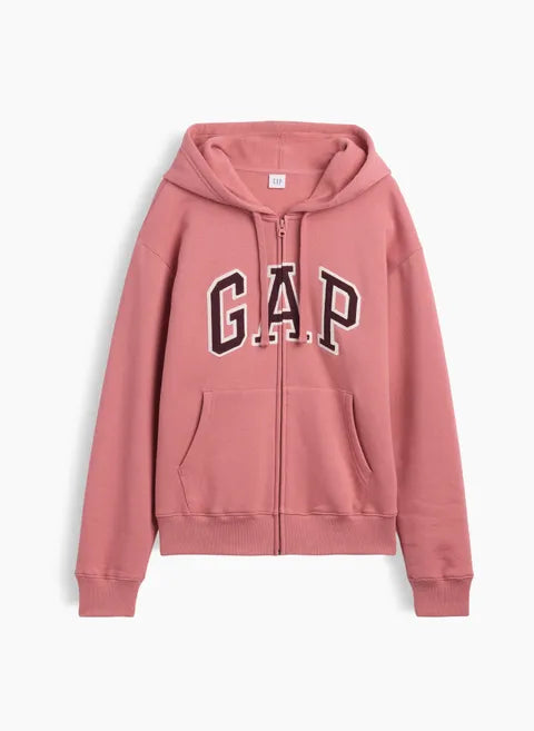 Damen Zip Hoodie mit Logo