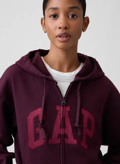 Damen Zip Hoodie mit Logo